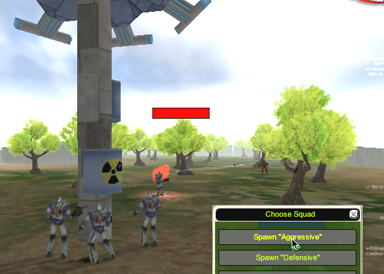 Screenshot of NERO in territory mode