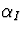 $\alpha_I$