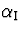 $\alpha_{\rm I}$